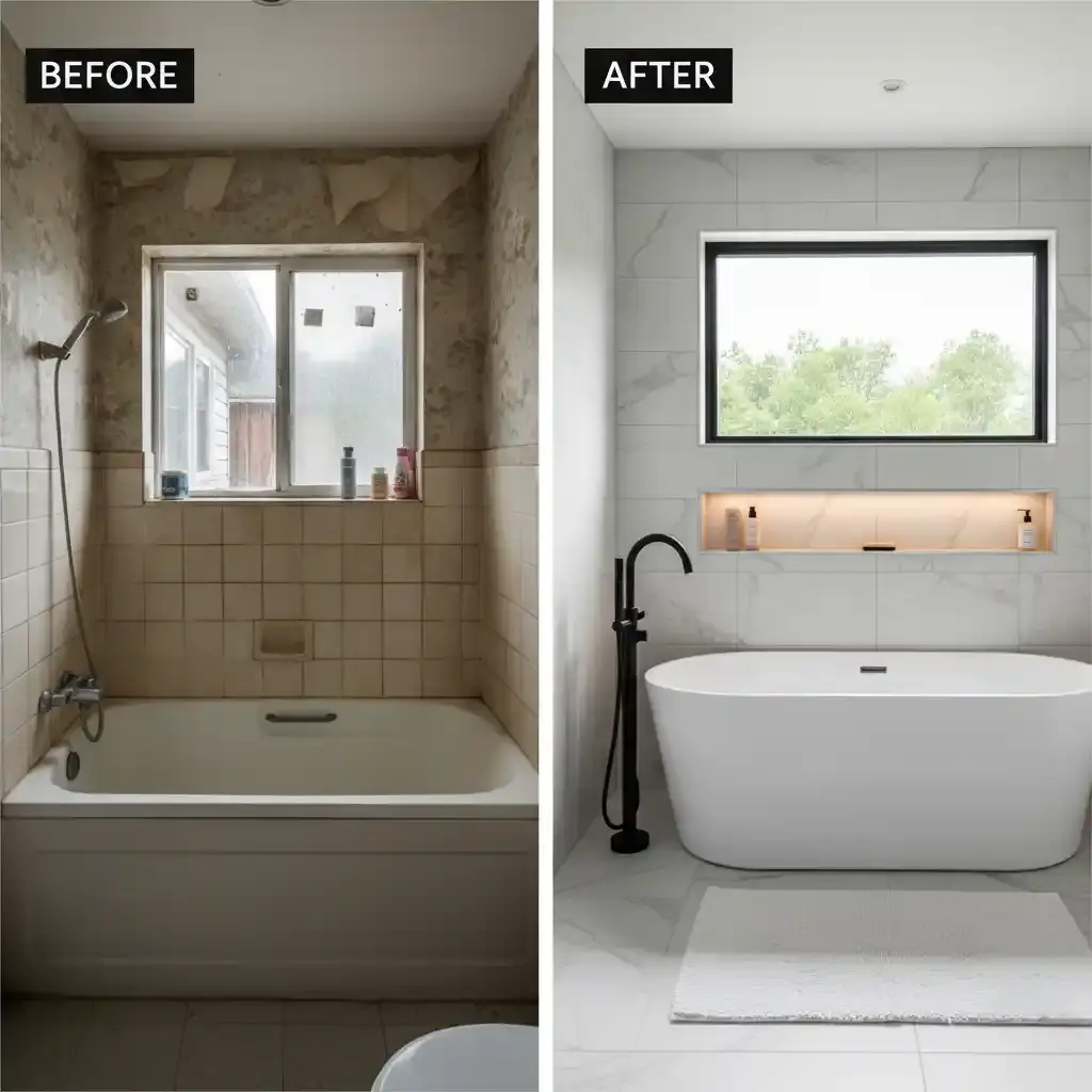 renovated bathtub